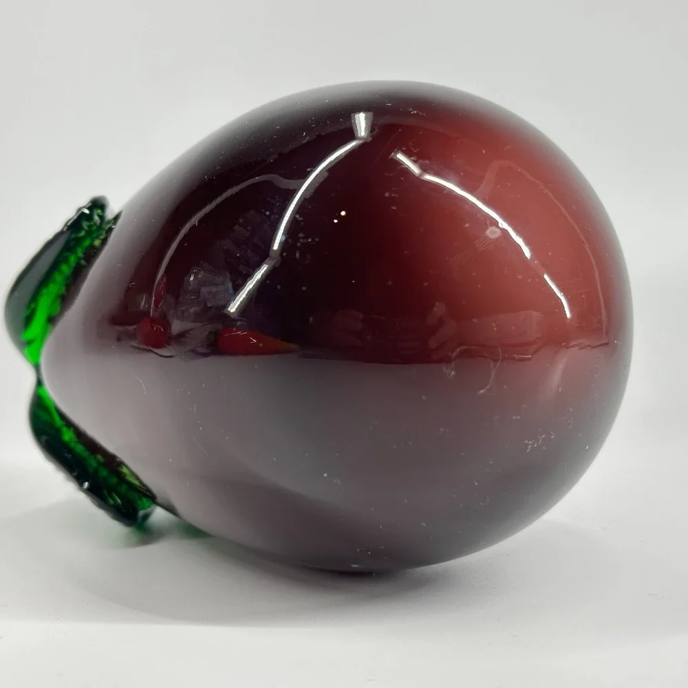 Blenko Hand Blown Glass Grapes Corn Egg Plant Carrot MCM Vintage Art Glass Lot 4